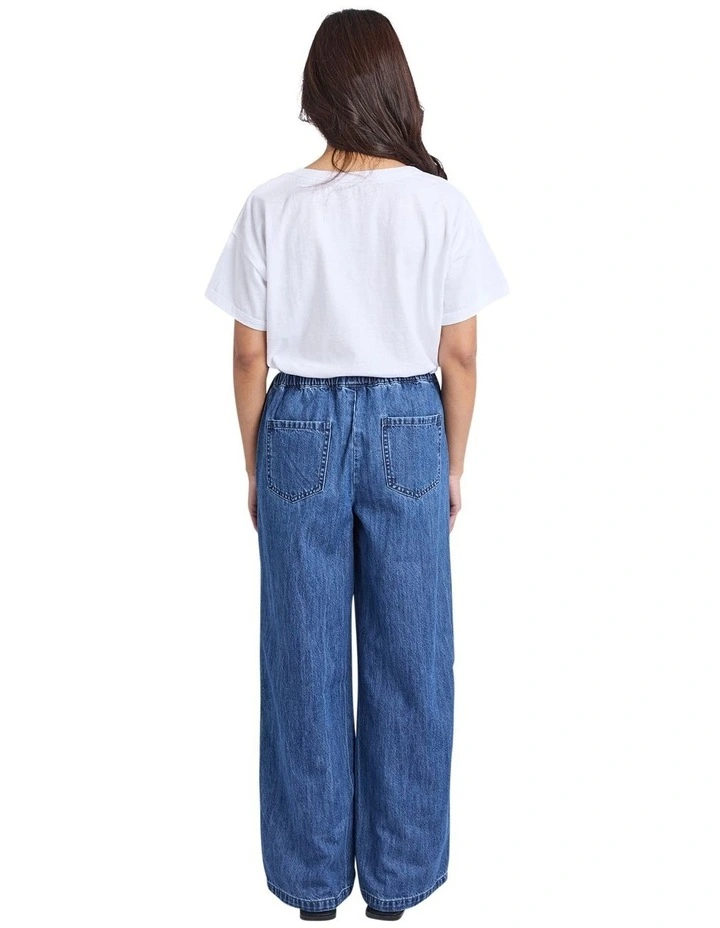 Delvine Jeans in Mid Blue image 2