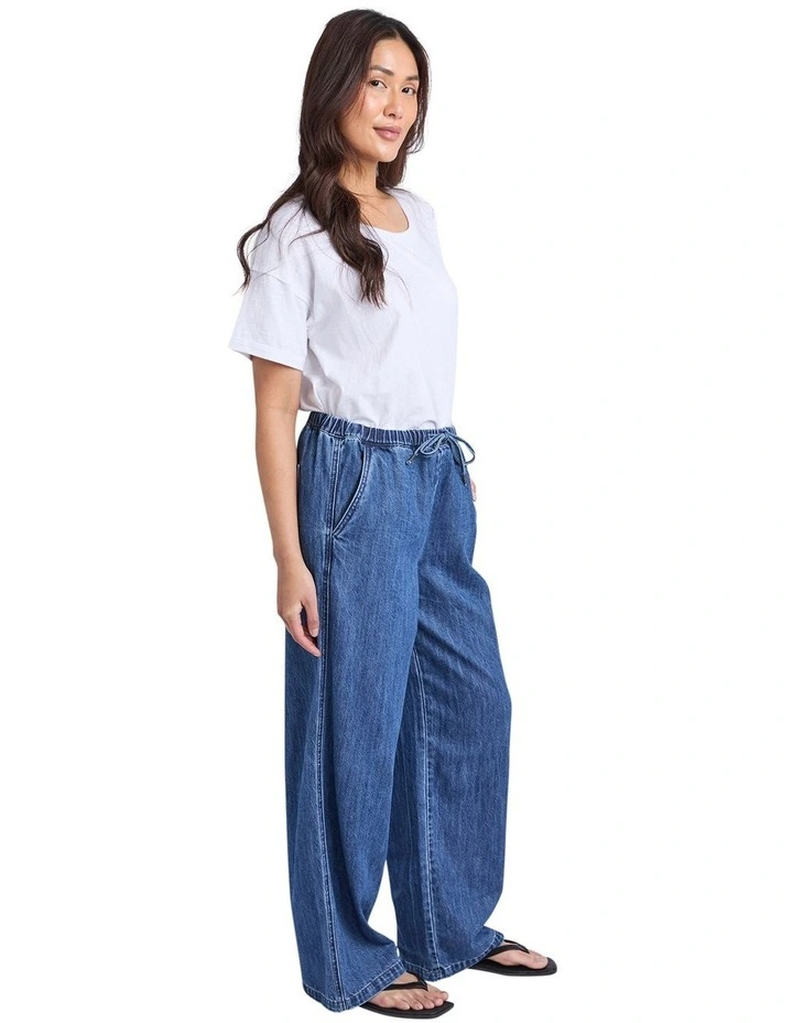 Delvine Jeans in Mid Blue image 6