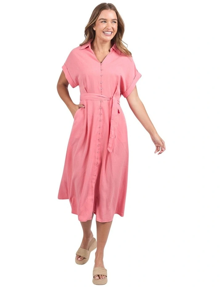 Lucia Dress in Rose Pink image 3