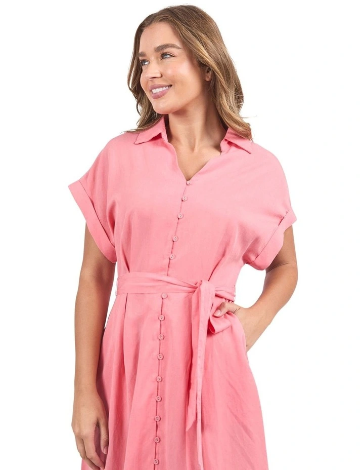 Lucia Dress in Rose Pink image 4