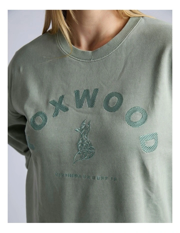 Effortless Crew Iceberg Jumper in Green image 5