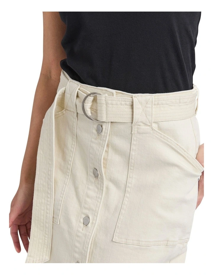 Ace Skirt in Ecru image 5