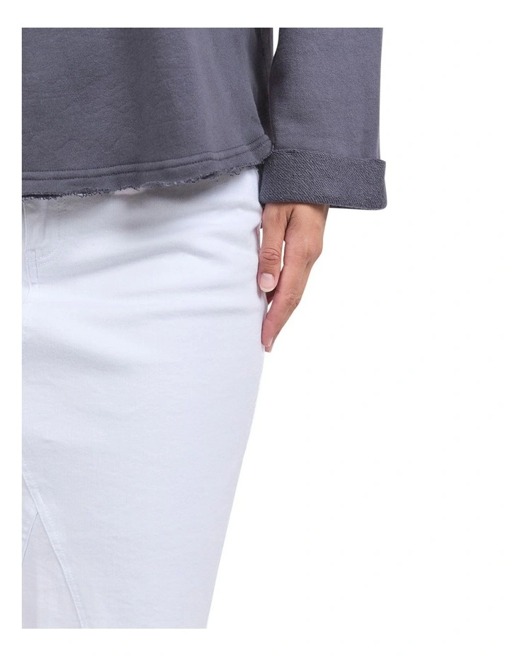 Spencer Crew Jumper in Charcoal image 5