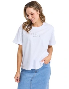 Huntleigh Oversized Tee in White