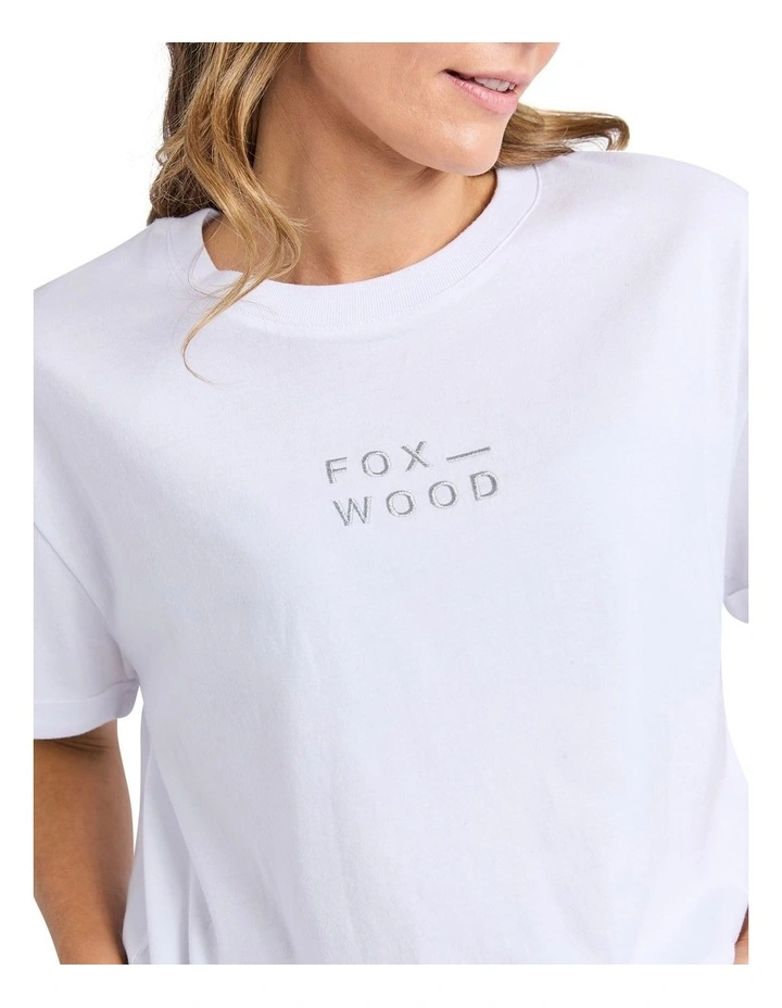 Huntleigh Oversized Tee in White image 5