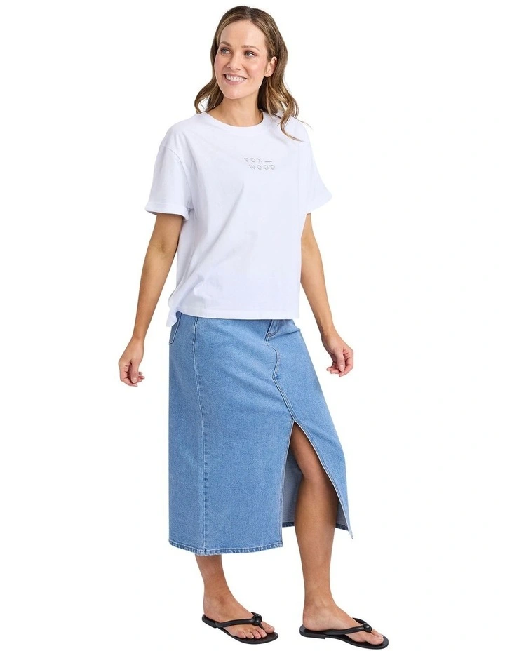 Huntleigh Oversized Tee in White image 6