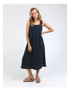 Sage Dress in Dark Sapphire