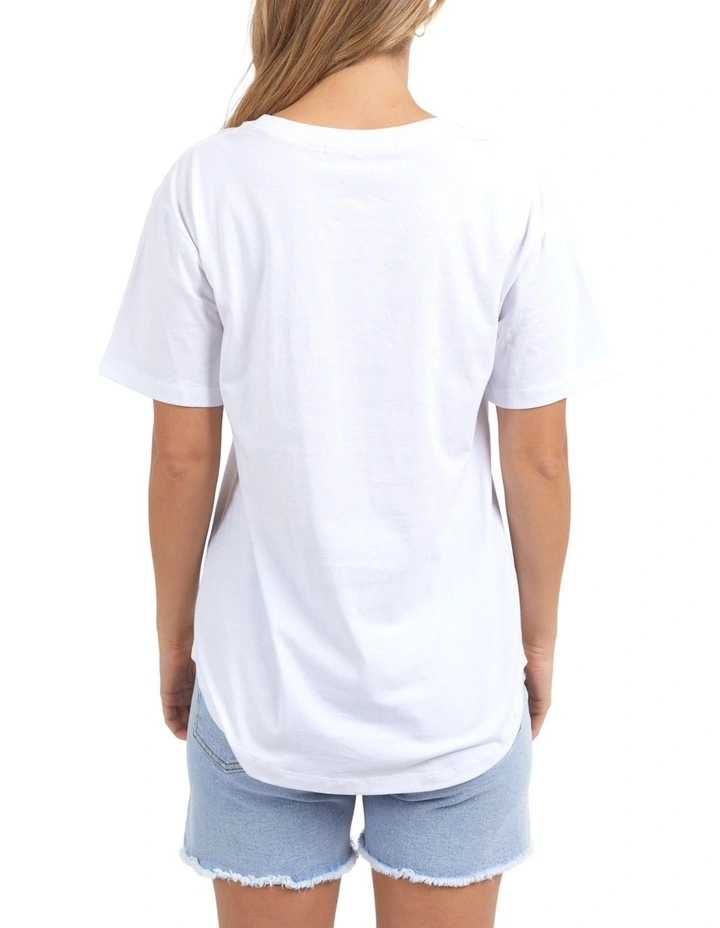 In Bloom Tee in White image 2
