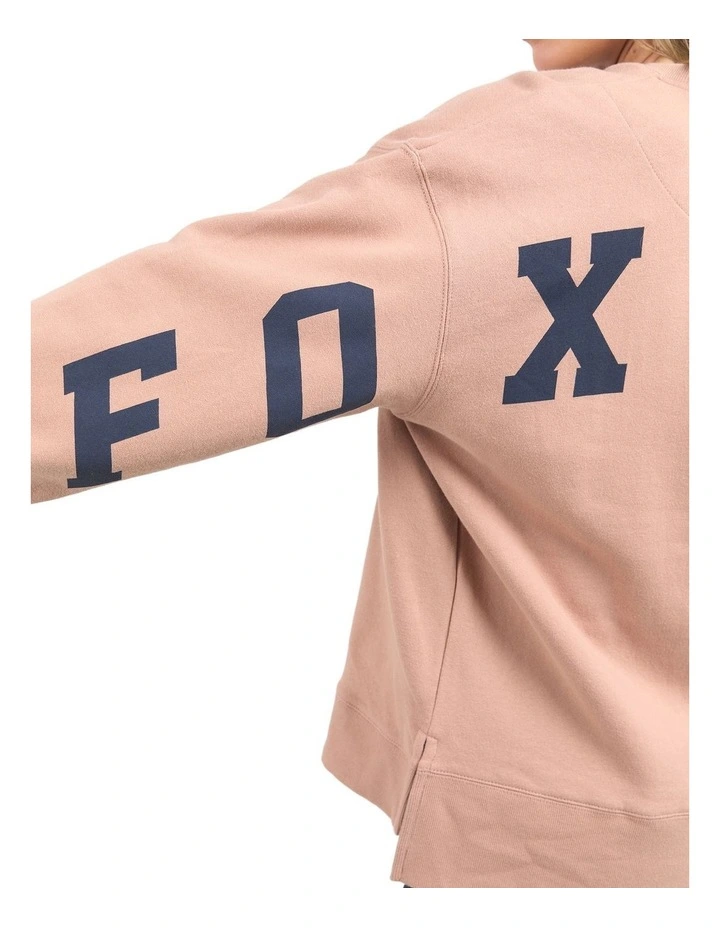 Interval Crew Neck Jumper in Tan image 5