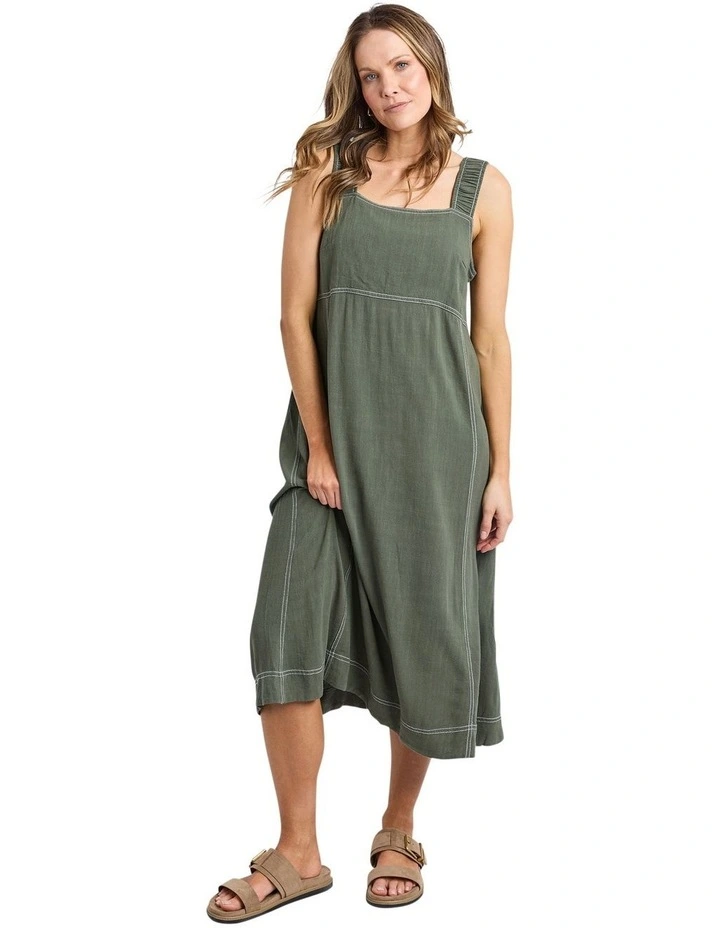 Sage Dress in Khaki image 3