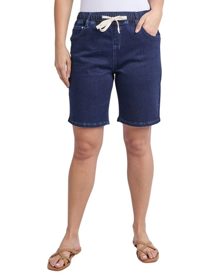 Gabby Bermuda Shorts in Dark Indigo image 1