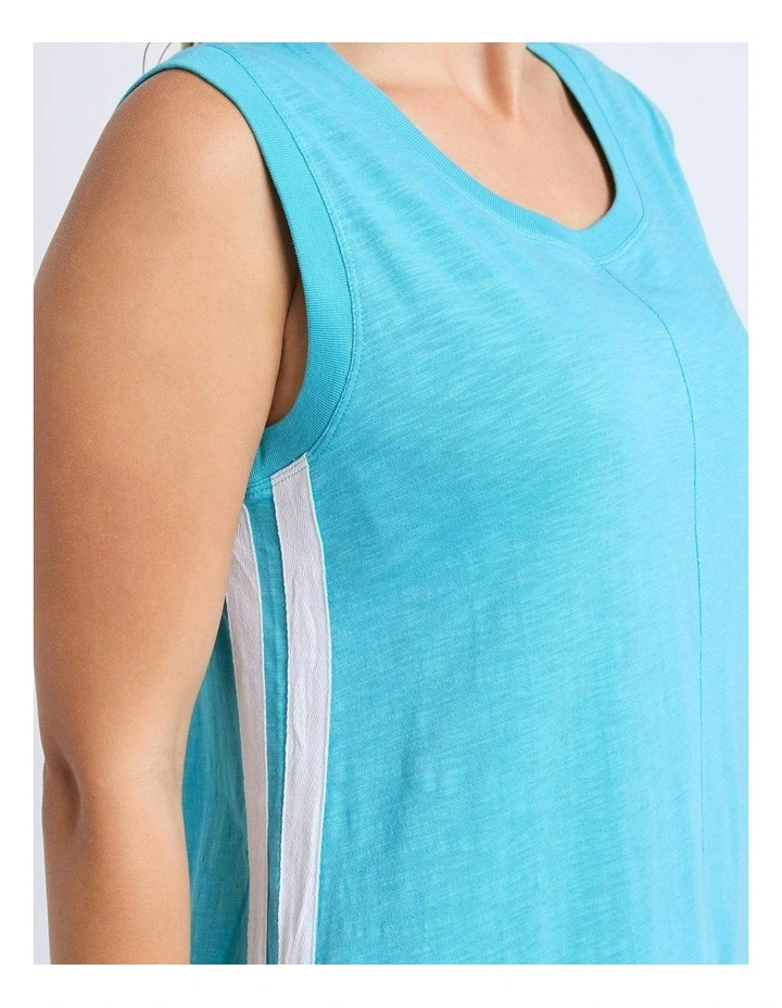 Recovery Tank Dress in Sky image 7