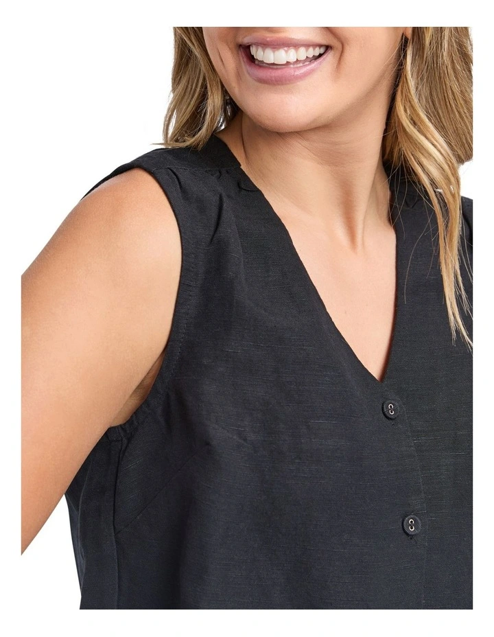 Anara Top in Black image 5