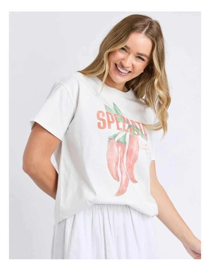 Speziata Tee in Vintage White image 4