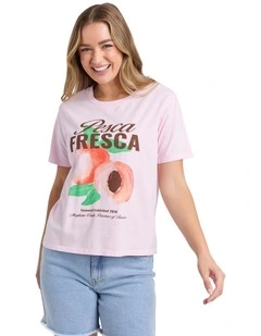Fresca Tee in Pale Pink