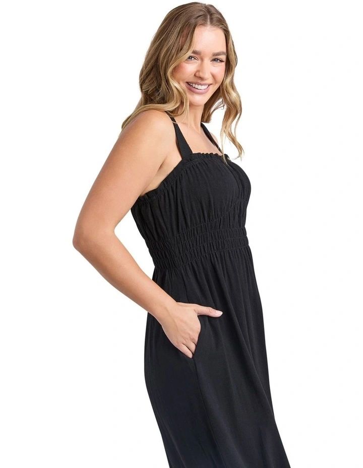 Dandelion Dress in Black image 4