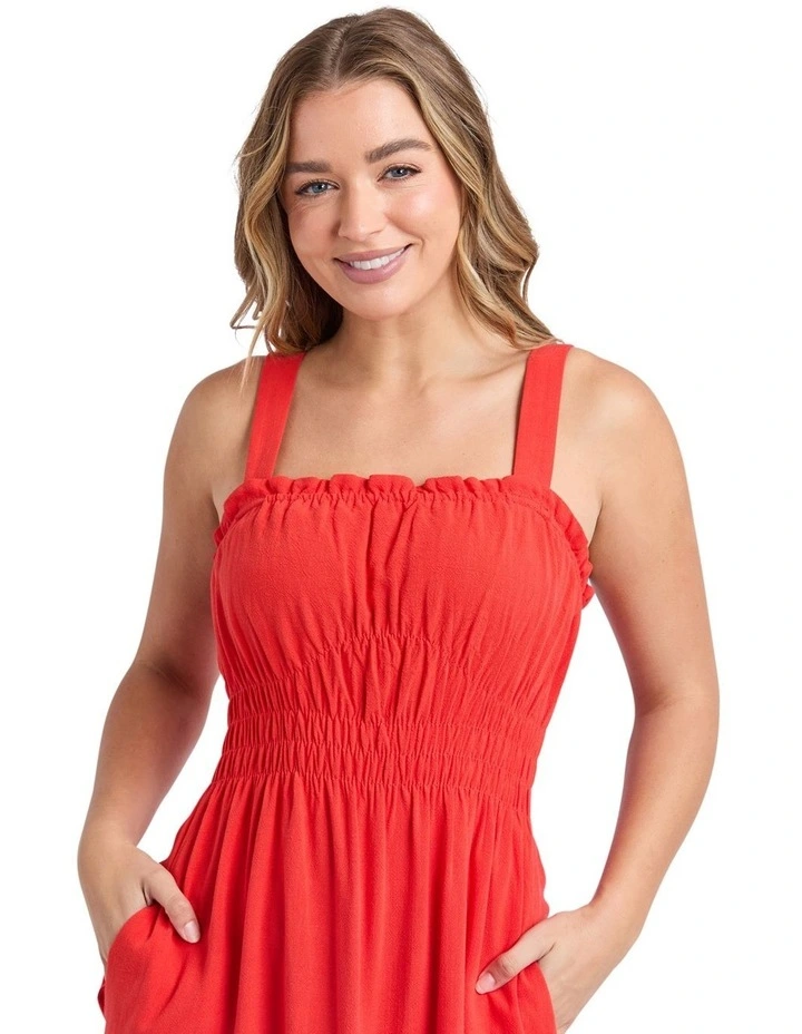 Dandelion Dress in Tangelo image 1