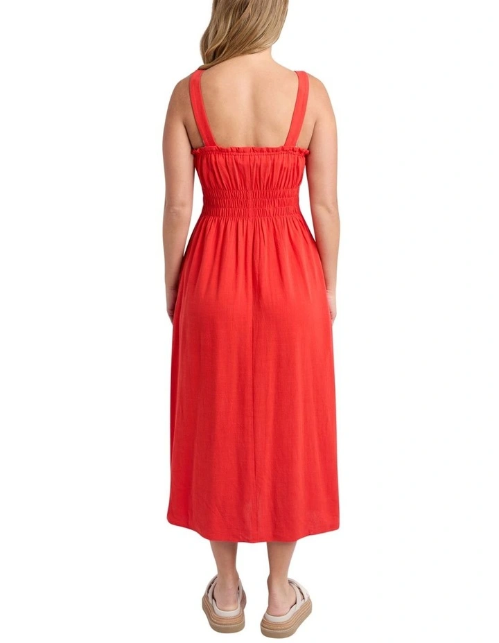 Dandelion Dress in Tangelo image 2