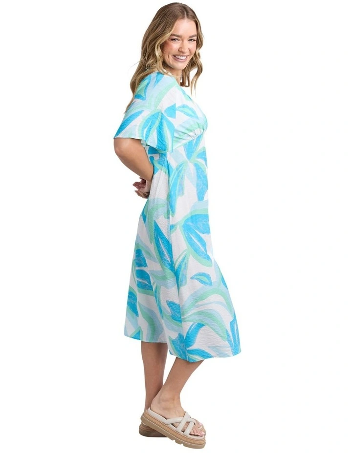 Ives Midi Dress in Blue image 6