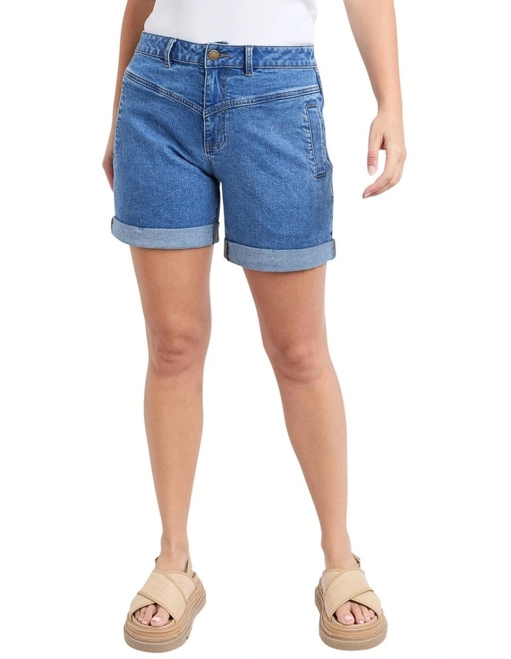 Devi Short in Mid Blue image 1