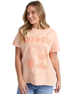 Sicily Tee in Peach