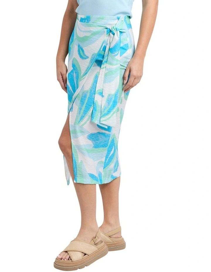 Ives Skirt in Azure Blue image 4