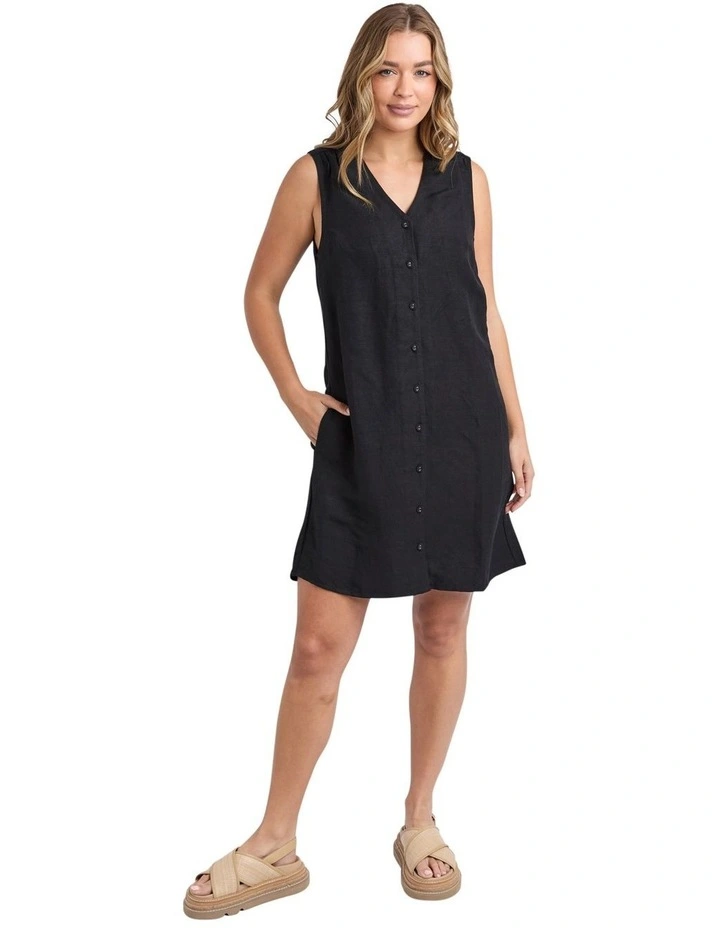 Anara Dress in Black image 3