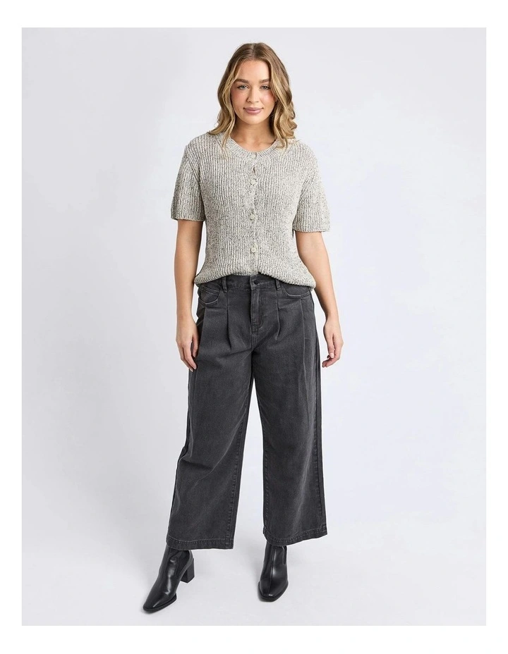 Davana Knit Jumper in Oat Marle image 3