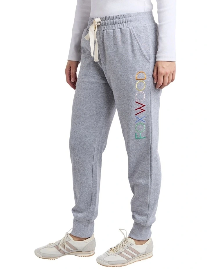 Simplified Confetti Track Pant in Grey Marle image 4