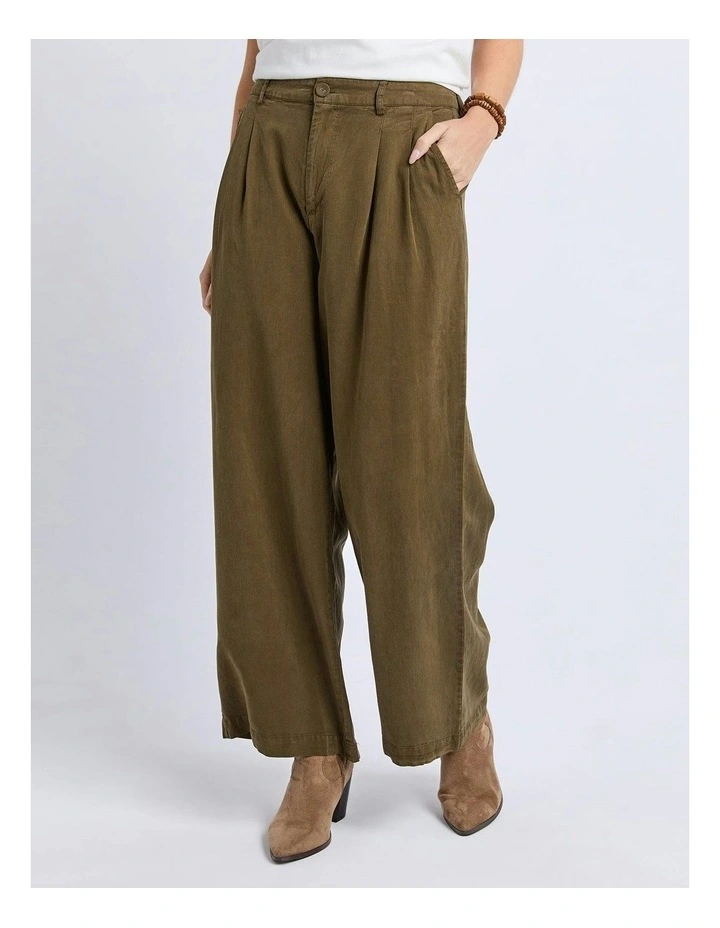Dakota Pant in Dark Olive image 1