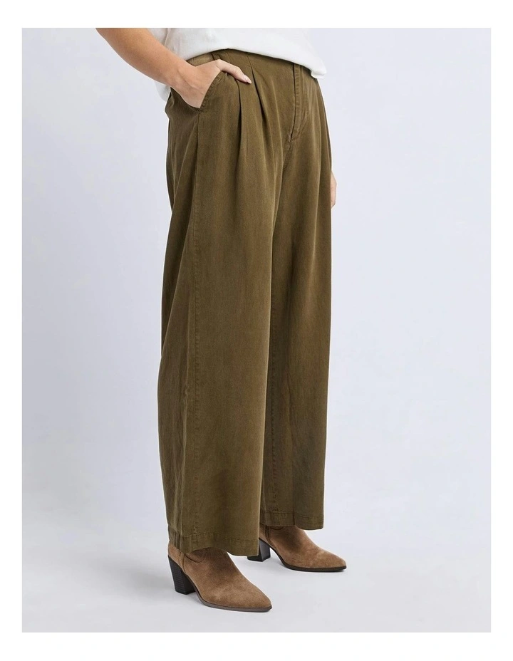 Dakota Pant in Dark Olive image 4
