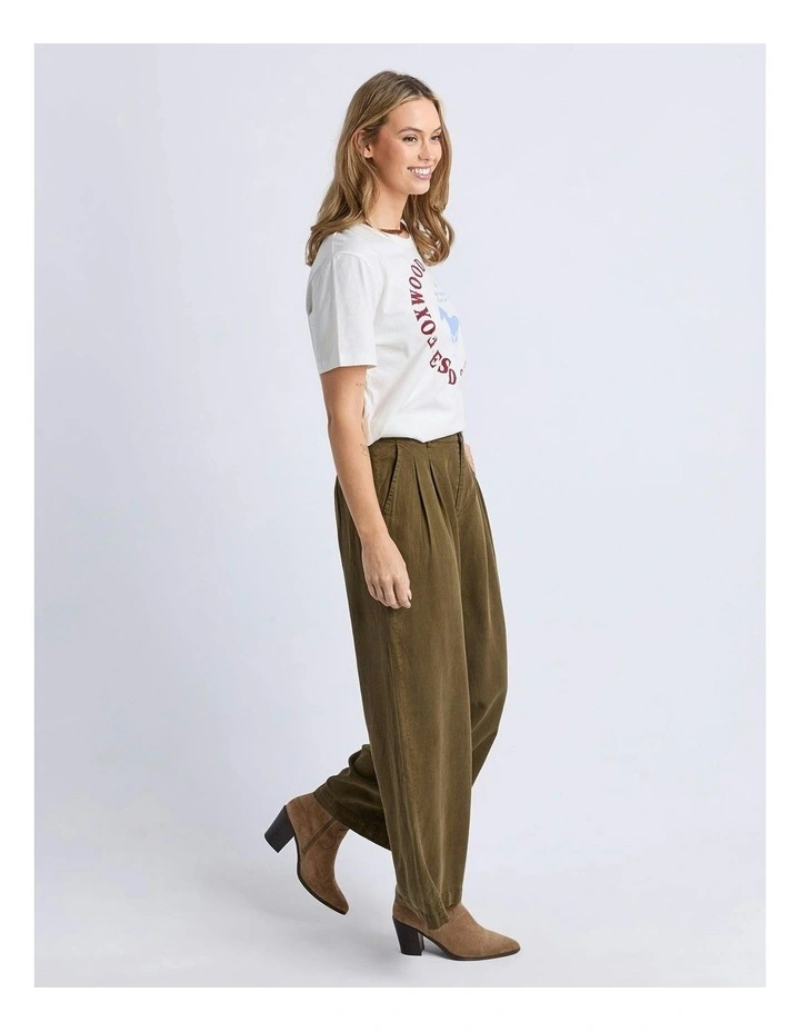 Dakota Pant in Dark Olive image 6