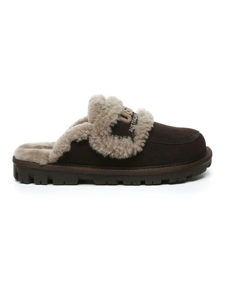 Rilee Slipper in Chocolate image 1