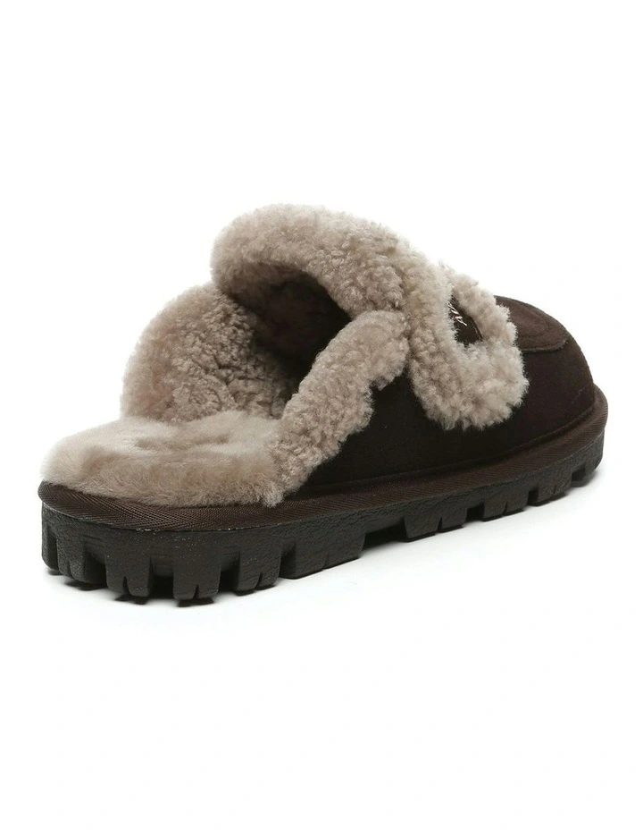 Rilee Slipper in Chocolate image 3