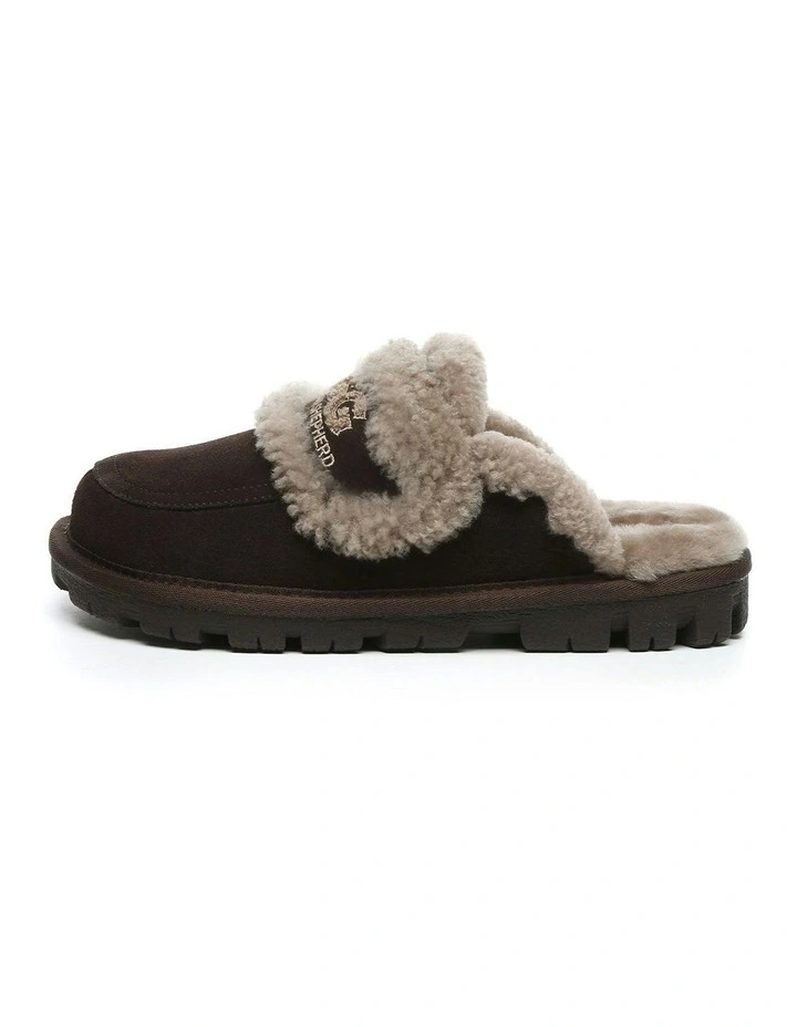 Rilee Slipper in Chocolate image 4