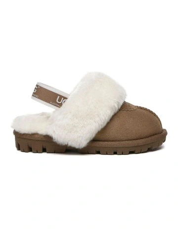 Waffle Plus Slipper in Chestnut