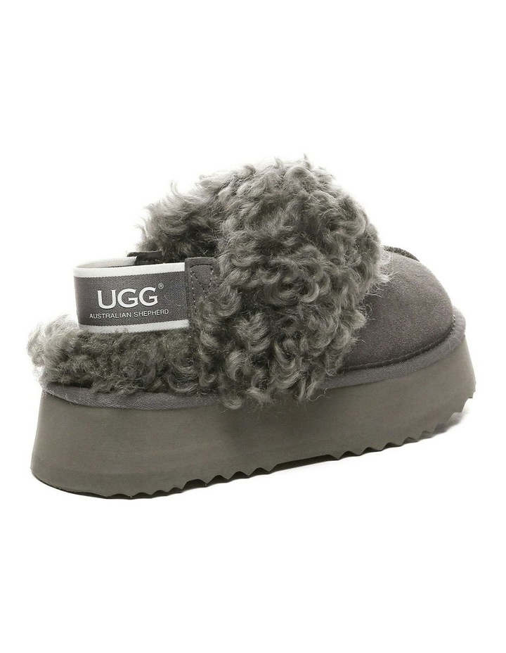 UGG Australian Shepherd Waffle Curly Platform in Grey | MYER