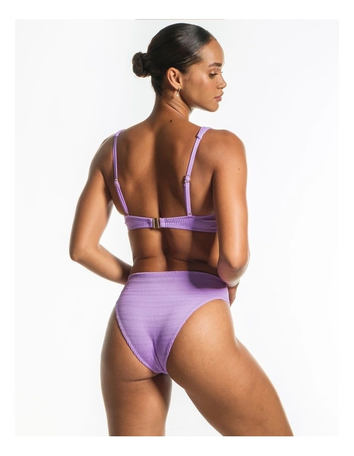 Rever High-Waisted Bikini Bottoms in Lilac image 2