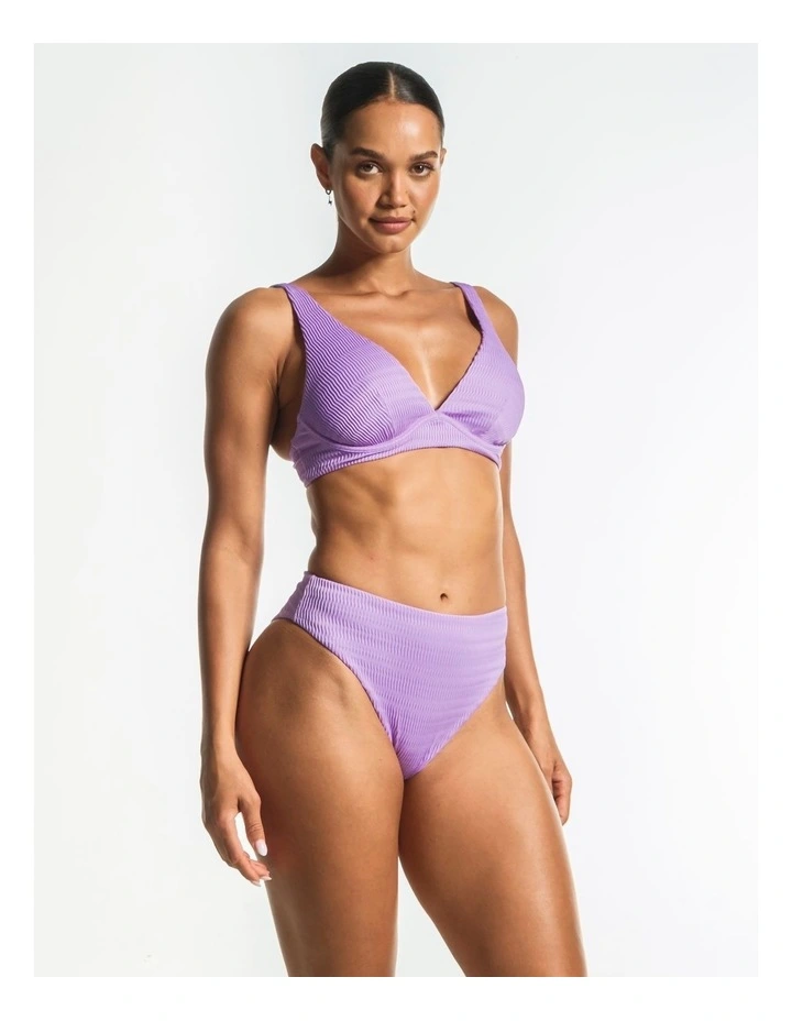 Rever High-Waisted Bikini Bottoms in Lilac image 4