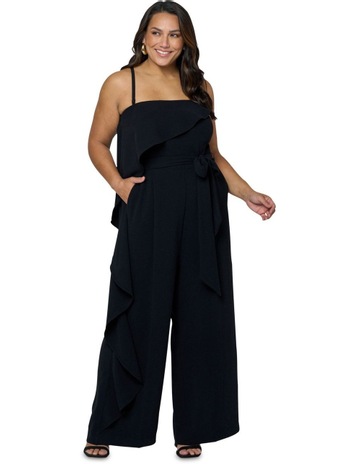 Love Takes Over Jumpsuit in Black