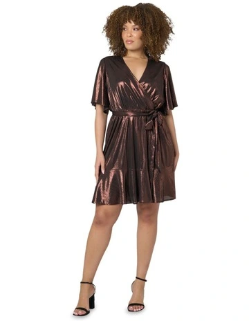 I Got You Mini Dress in Bronze