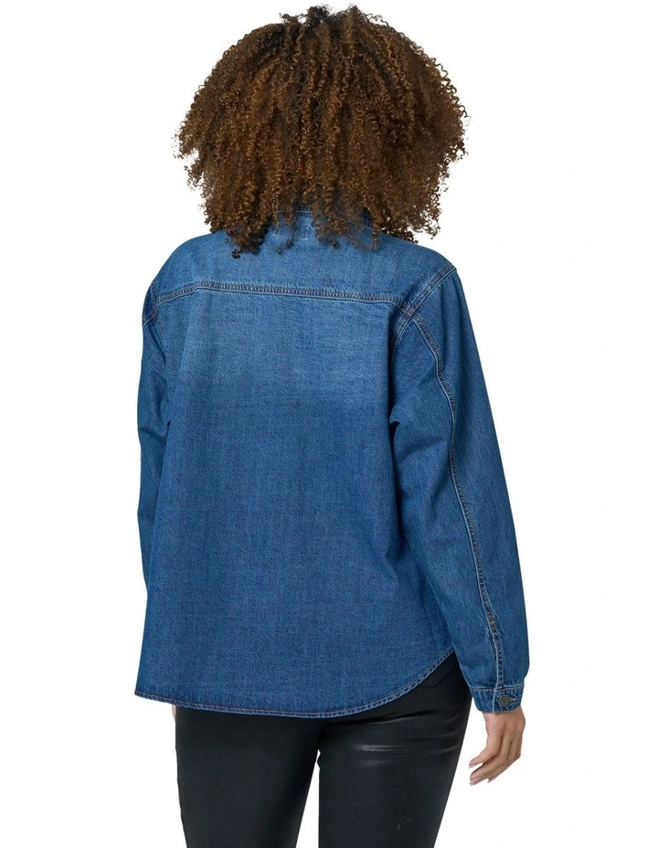 Faye Shirt in Denim image 2
