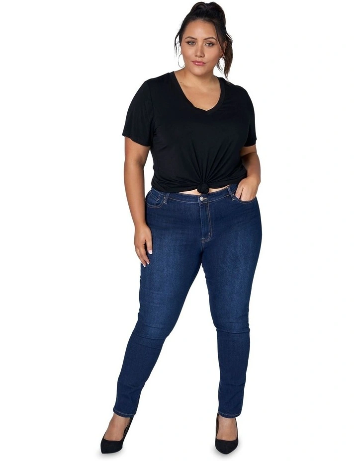 Kylie Curve Skinny Jeans in Indigo image 4