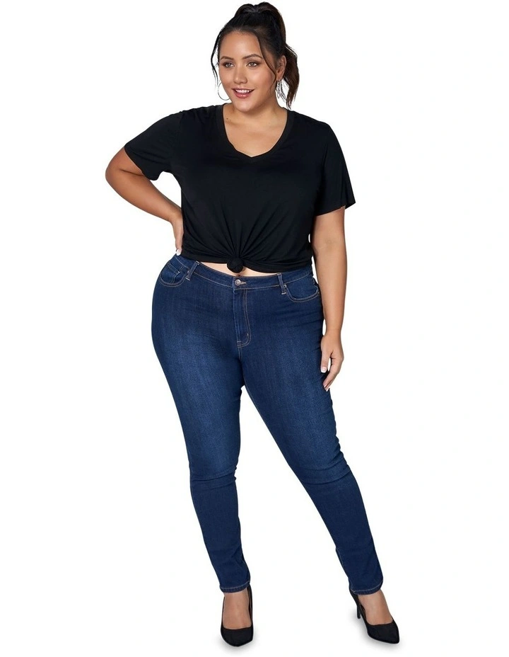 Kylie Curve Skinny Jeans in Indigo image 5