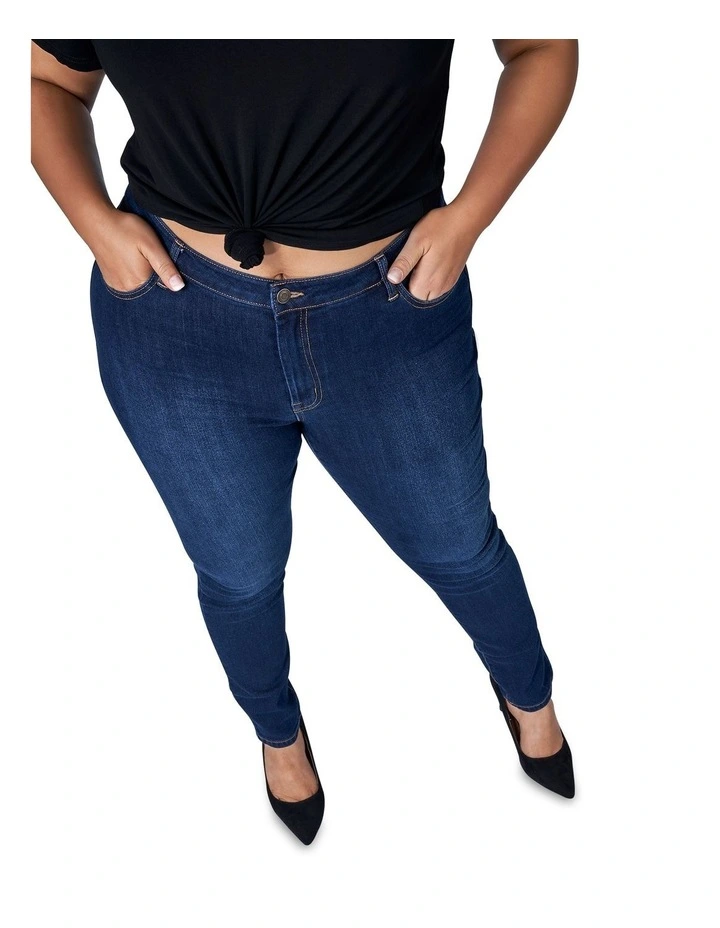 Kylie Curve Skinny Jeans in Indigo image 6