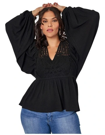 Stargazer Top in Black