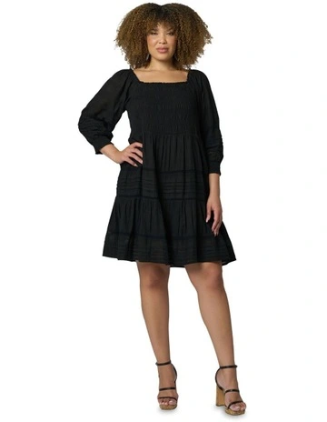 Looking Out For Love Dress in Black