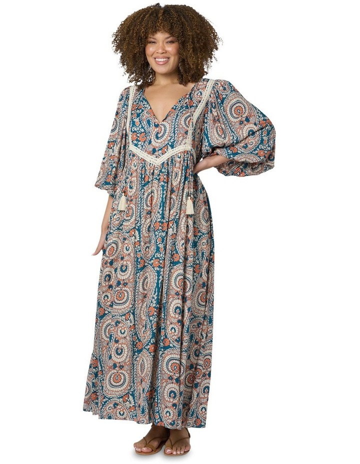 Aqua Breeze Maxi Dress in Assorted image 4