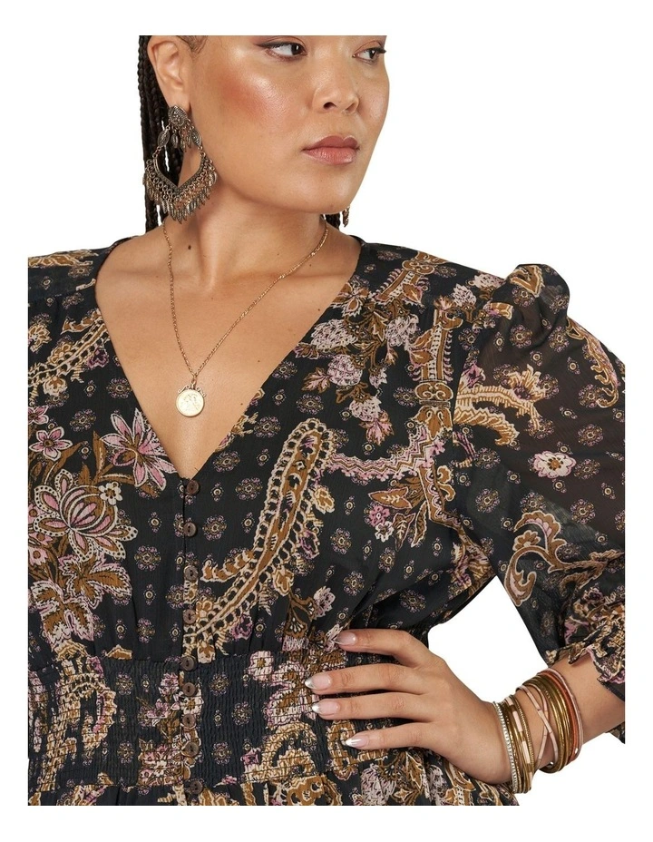 Missing Piece Maxi Dress in Multi image 6