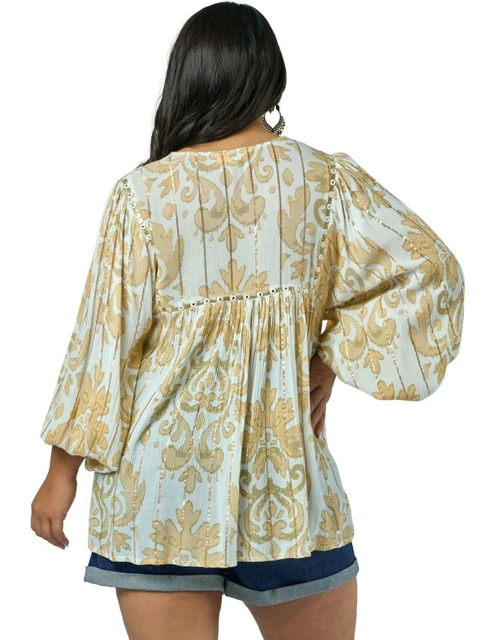 After The Rain Blouse Top in Natural image 2